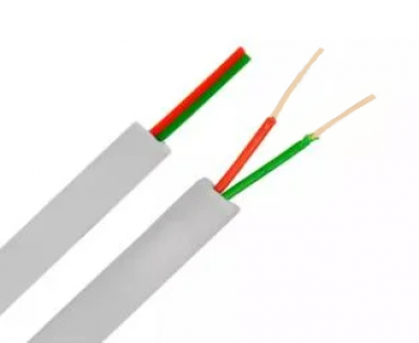 Unshielded Self Supporting Aerial 2core Telecom Cable Drop Wire Bare Copper Telephone Cable