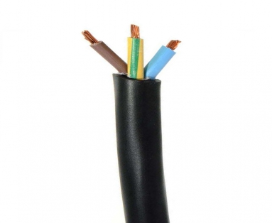 4x4mm 4x6mm 4x10mm Submersible Cable / Pump Cable 3 4 Core Rubber Flat Cable